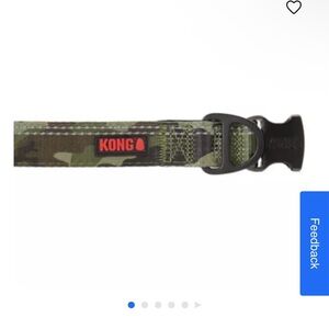 KONG Green Camouflage Dog Collar